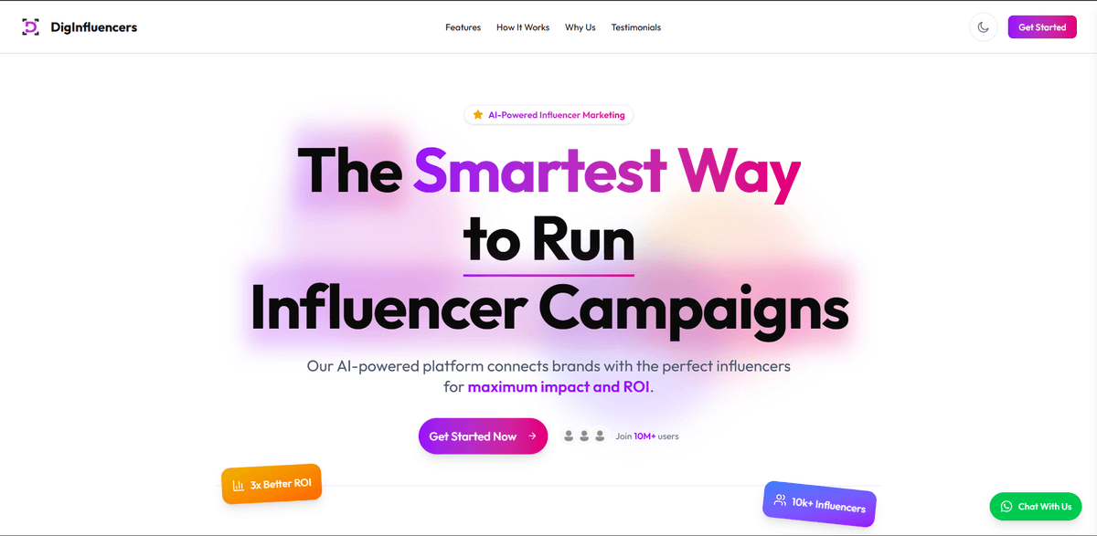 Diginfluencers - Influencer Marketing Platform